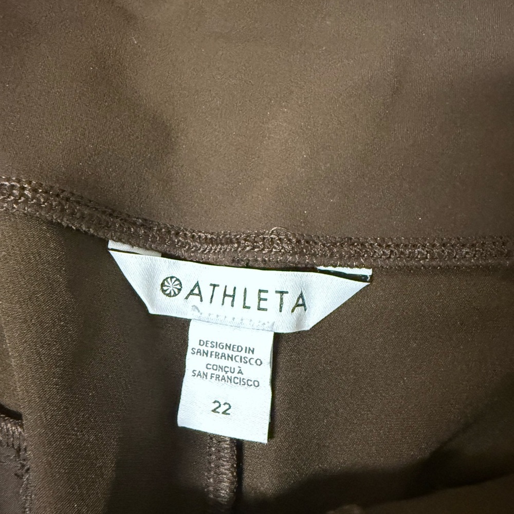 NWT Athleta Endless High Rise Pant in Toasted Brown - Picture 5 of 8